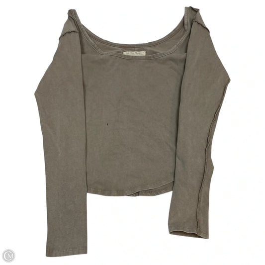 Top Long Sleeve By We The Free In Taupe, Size: M