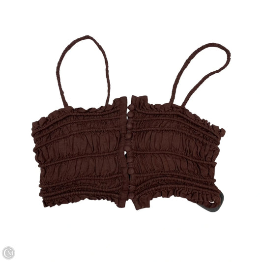 Top Sleeveless Basic By Urban Outfitters In Brown, Size: Xs