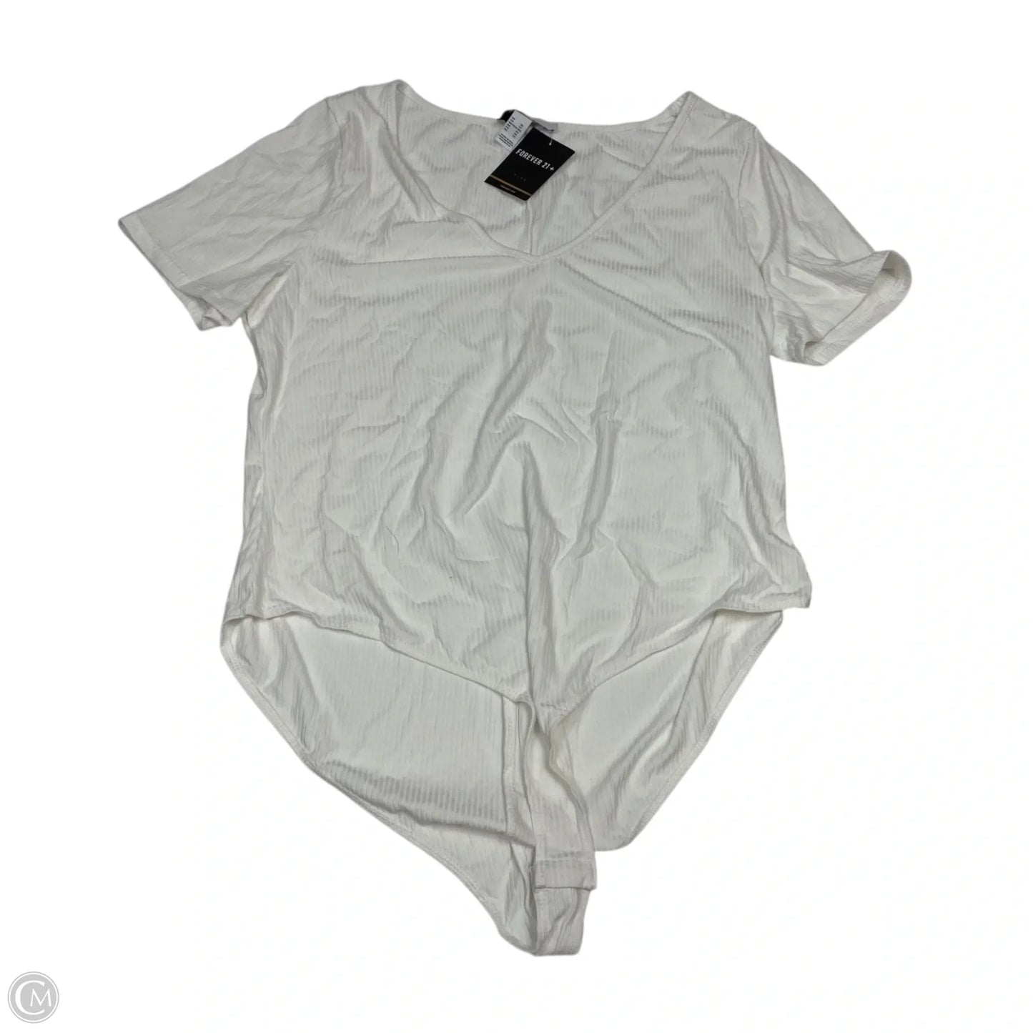 Bodysuit By Forever 21 In White, Size: 3x