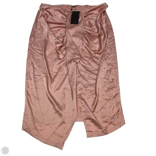 Skirt Midi By Shein In Pink, Size: 3x