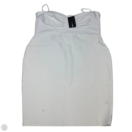 Dress Casual Short By Fashion Nova In White, Size: 3x
