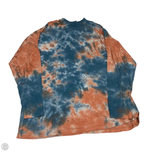 Top Long Sleeve Basic By We The Free In Blue & Orange, Size: S