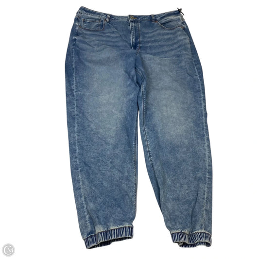 Jeans Boyfriend By American Eagle In Blue Denim, Size: 20