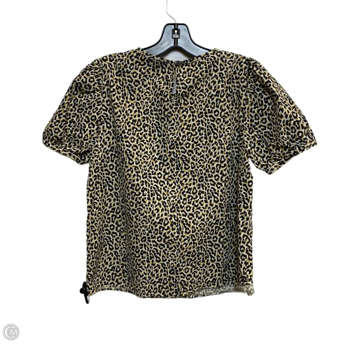 Top Short Sleeve By J. Crew In Animal Print, Size: S