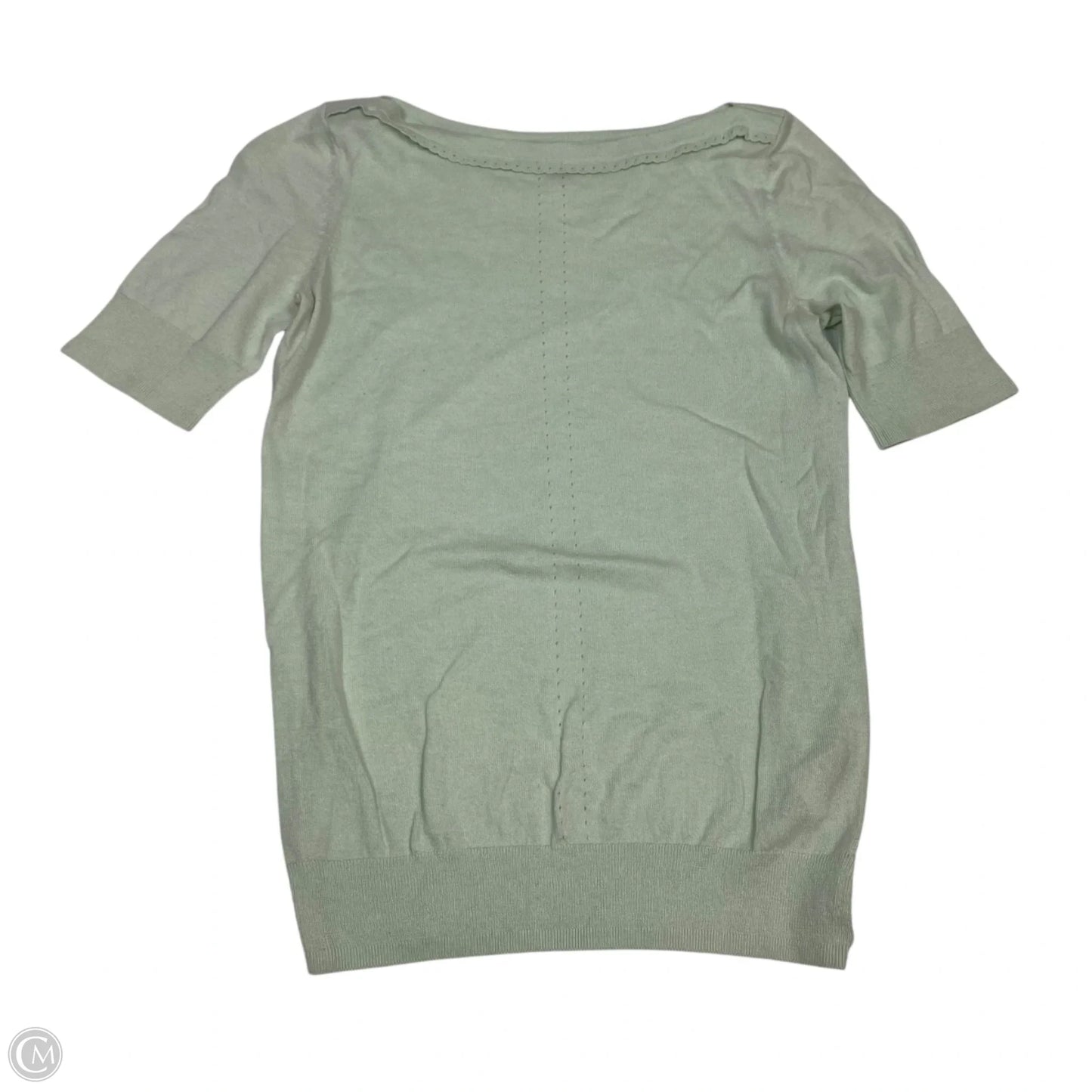Top Short Sleeve By Banana Republic In Green, Size: Xs