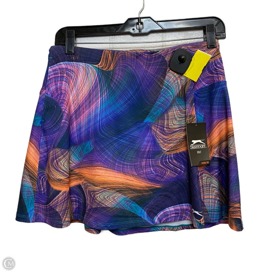 Athletic Skort By Slazenger In Orange & Purple, Size: S