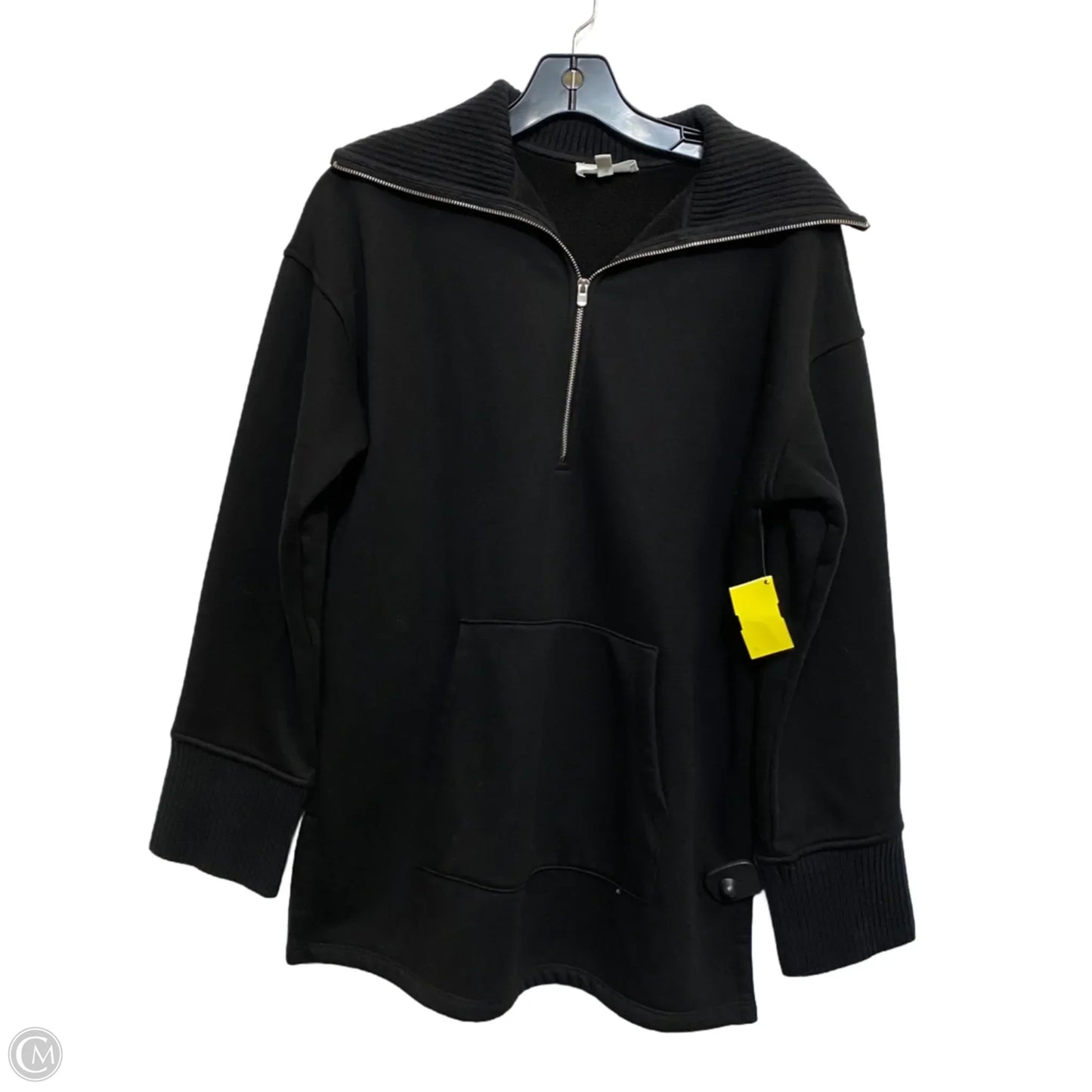 Sweatshirt Collar By Haven In Black, Size: S