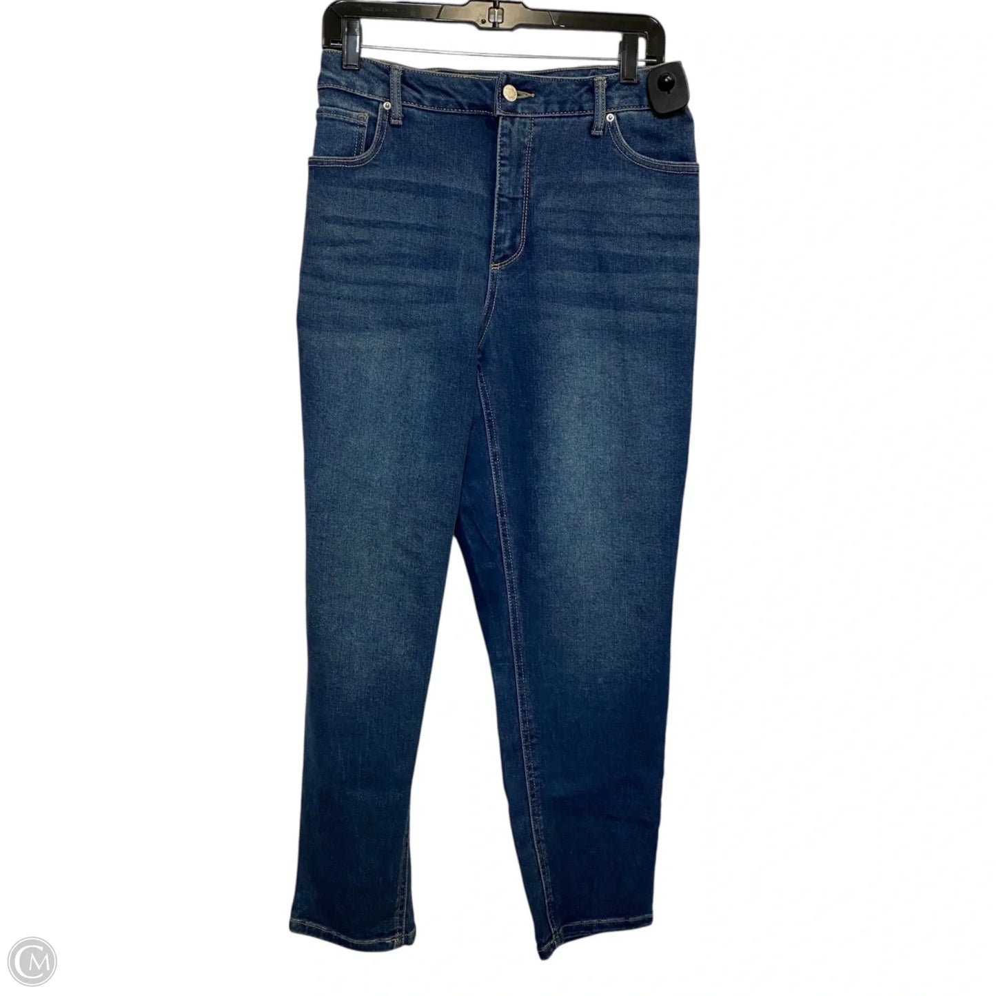 Jeans Skinny By Time And Tru In Blue Denim, Size: 14