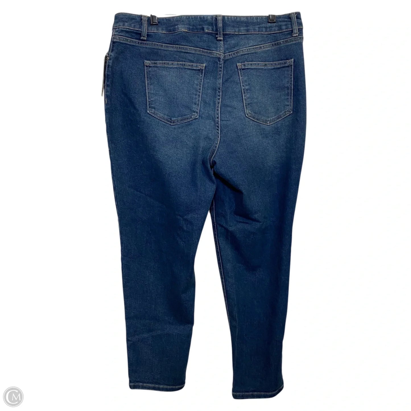 Jeans Skinny By Time And Tru In Blue Denim, Size: 14