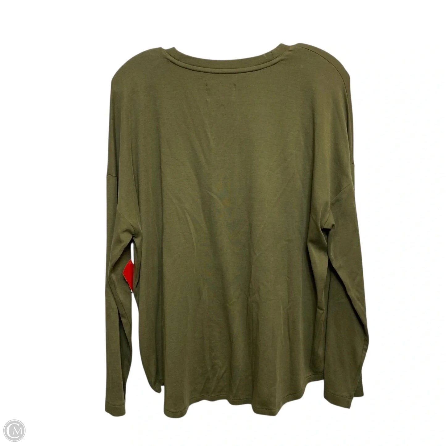 Top Long Sleeve By Madewell In Green, Size: M