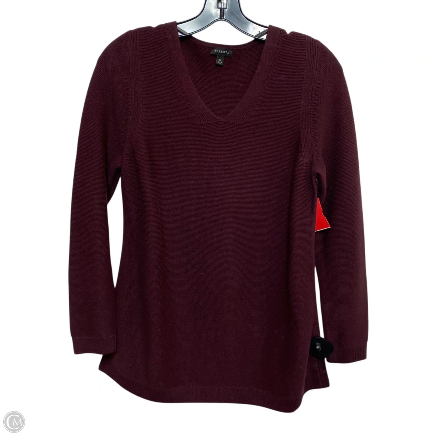 Sweater By Talbots In Red, Size: M