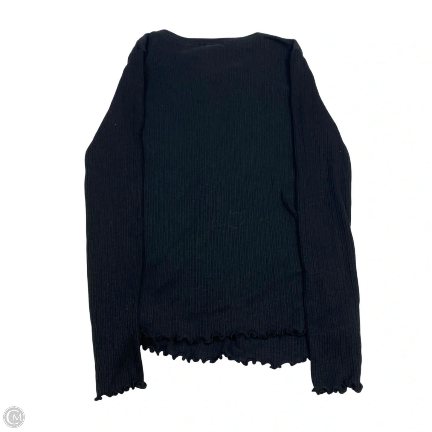 Top Long Sleeve Basic By Old Navy In Black, Size: S