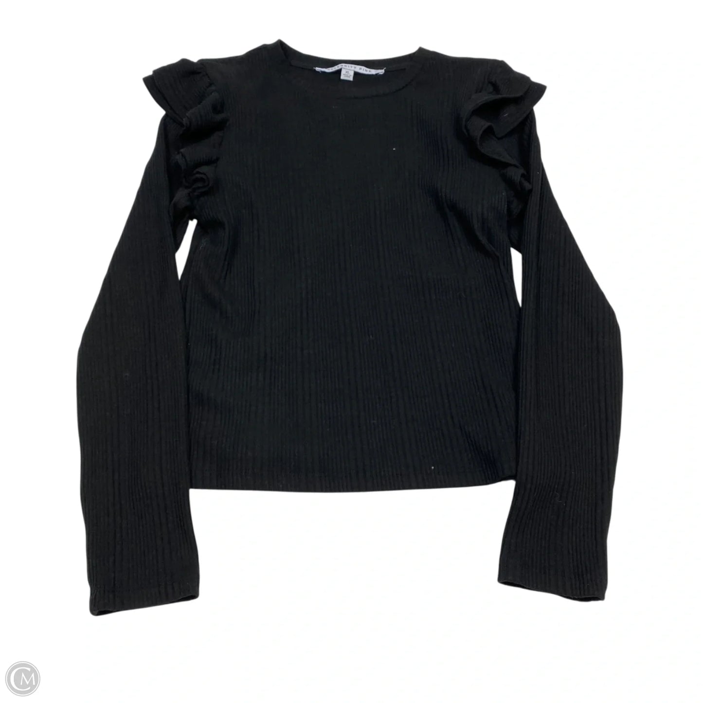 Top Long Sleeve By Celebrity Pink In Black, Size: Xl