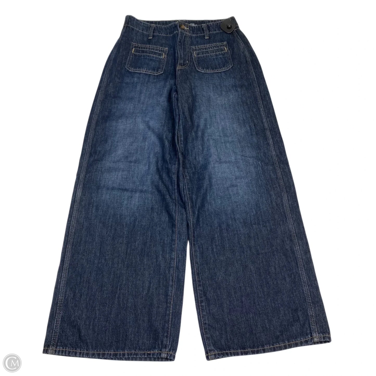 Jeans Wide Leg By Old Navy In Blue Denim, Size: 4