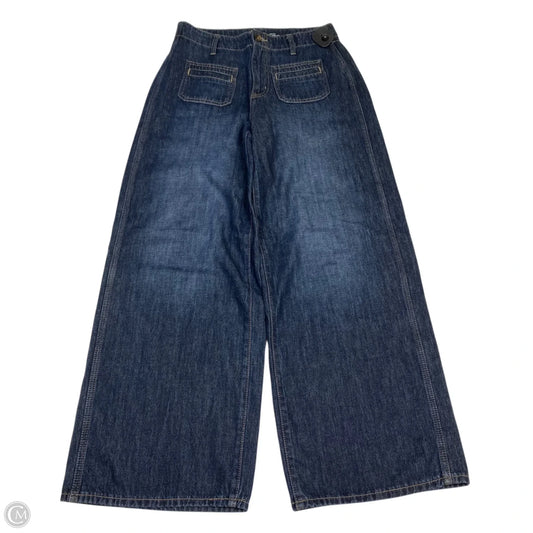 Jeans Wide Leg By Old Navy In Blue Denim, Size: 4