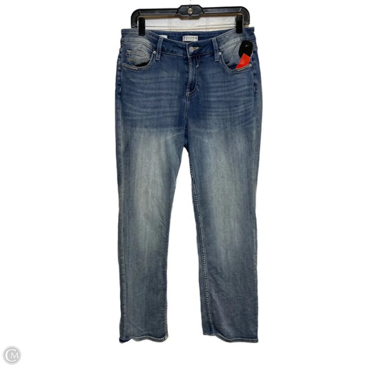 Jeans Straight By Vigoss In Blue Denim, Size: 10