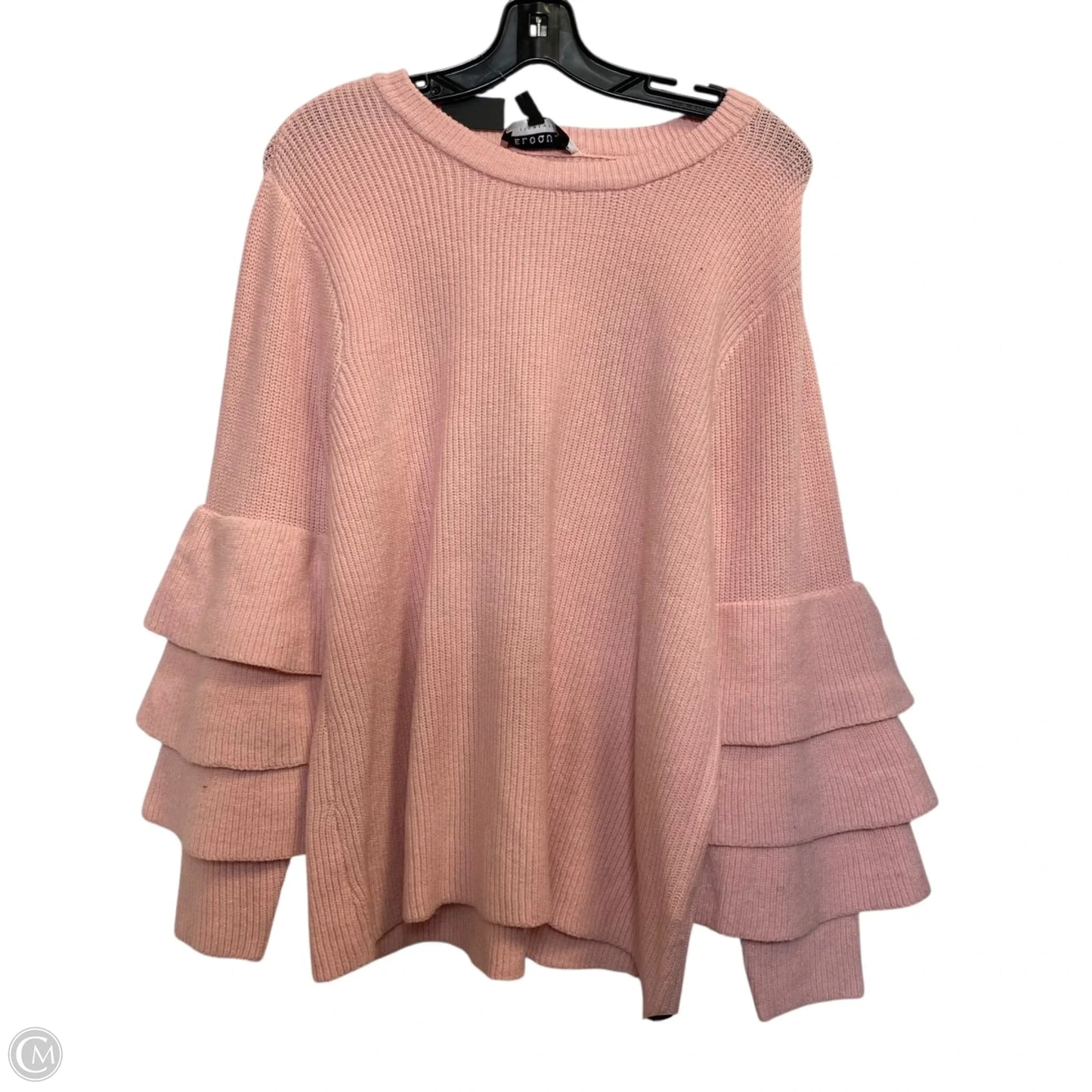 Sweater By Eloquii In Pink, Size: 1x