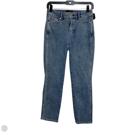 Jeans Straight By White House Black Market In Blue Denim, Size: 0