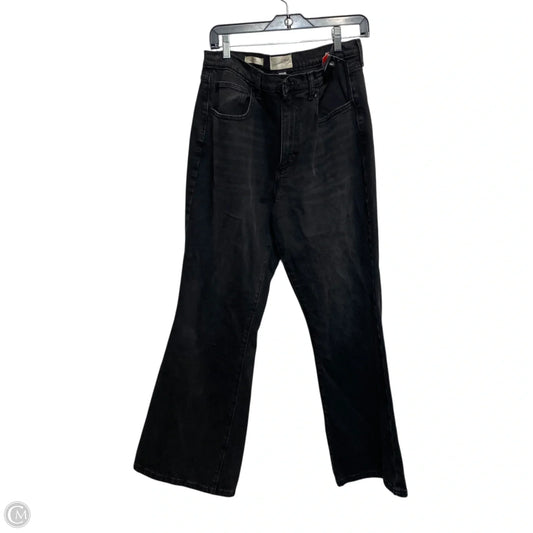 Jeans Flared By Universal Thread In Black Denim, Size: 14