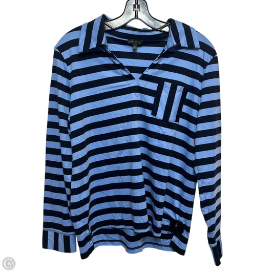 Top Long Sleeve By Talbots In Blue, Size: M