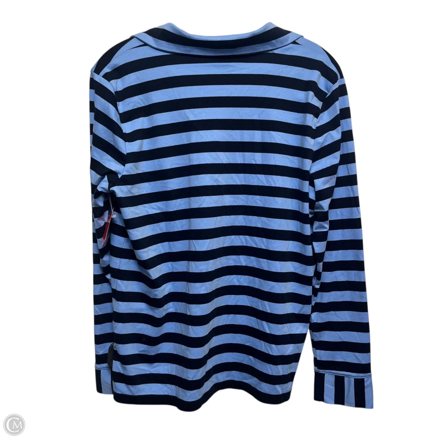 Top Long Sleeve By Talbots In Blue, Size: M
