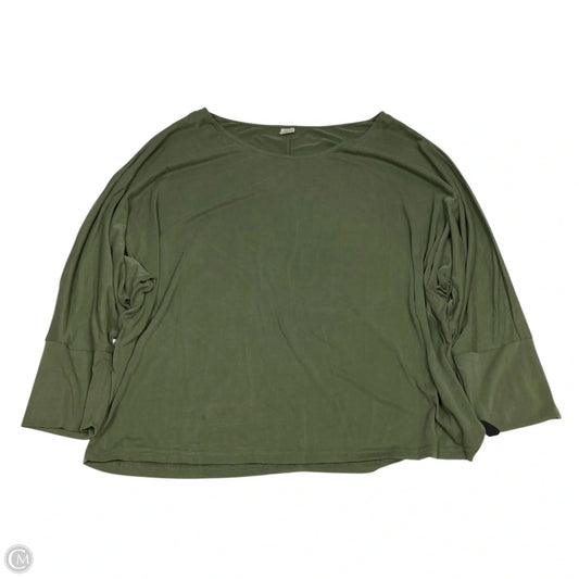Top 3/4 Sleeve Basic By Sew In Love In Green, Size: 2x