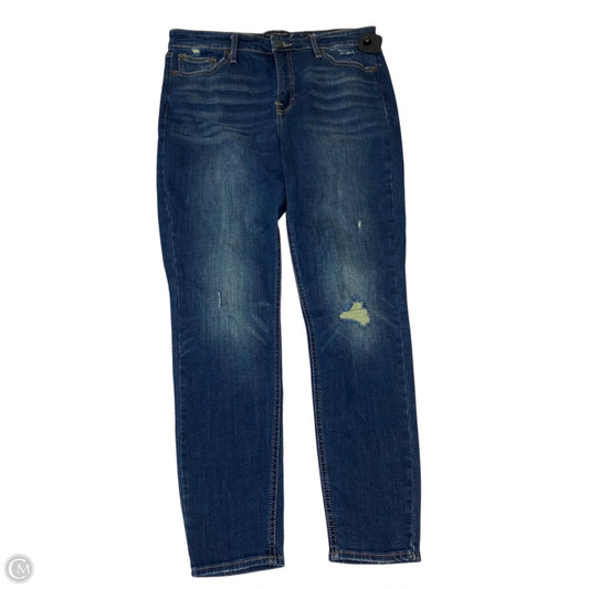 Jeans Skinny By Lucky Brand In Blue Denim, Size: 12