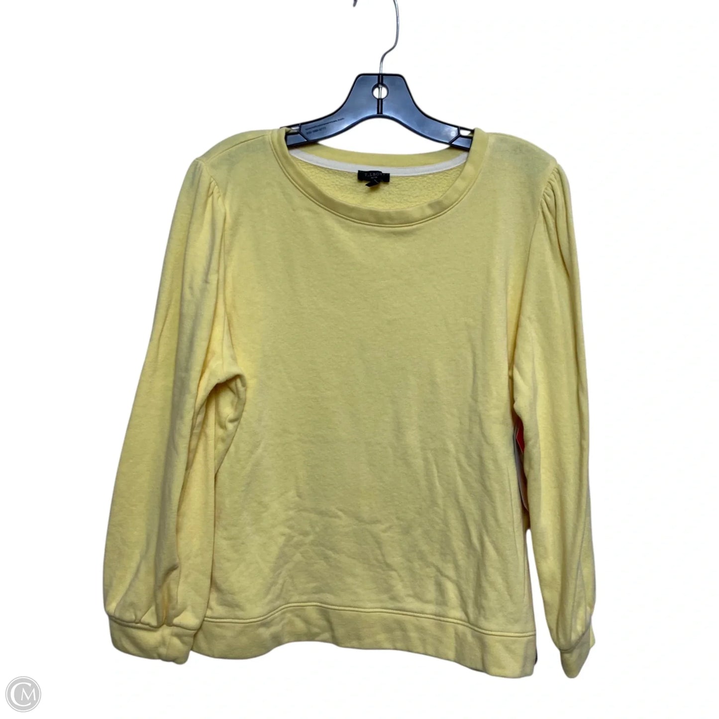 Top Long Sleeve By Talbots In Yellow, Size: Xlp