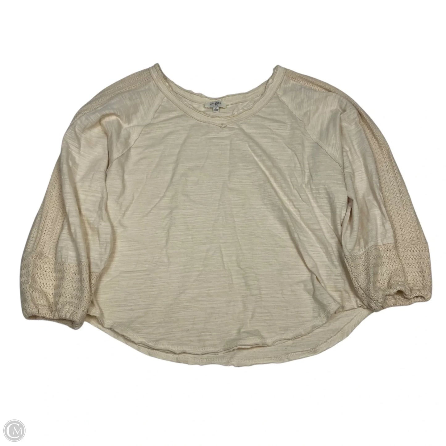 Top Long Sleeve By Umgee In Cream, Size: M