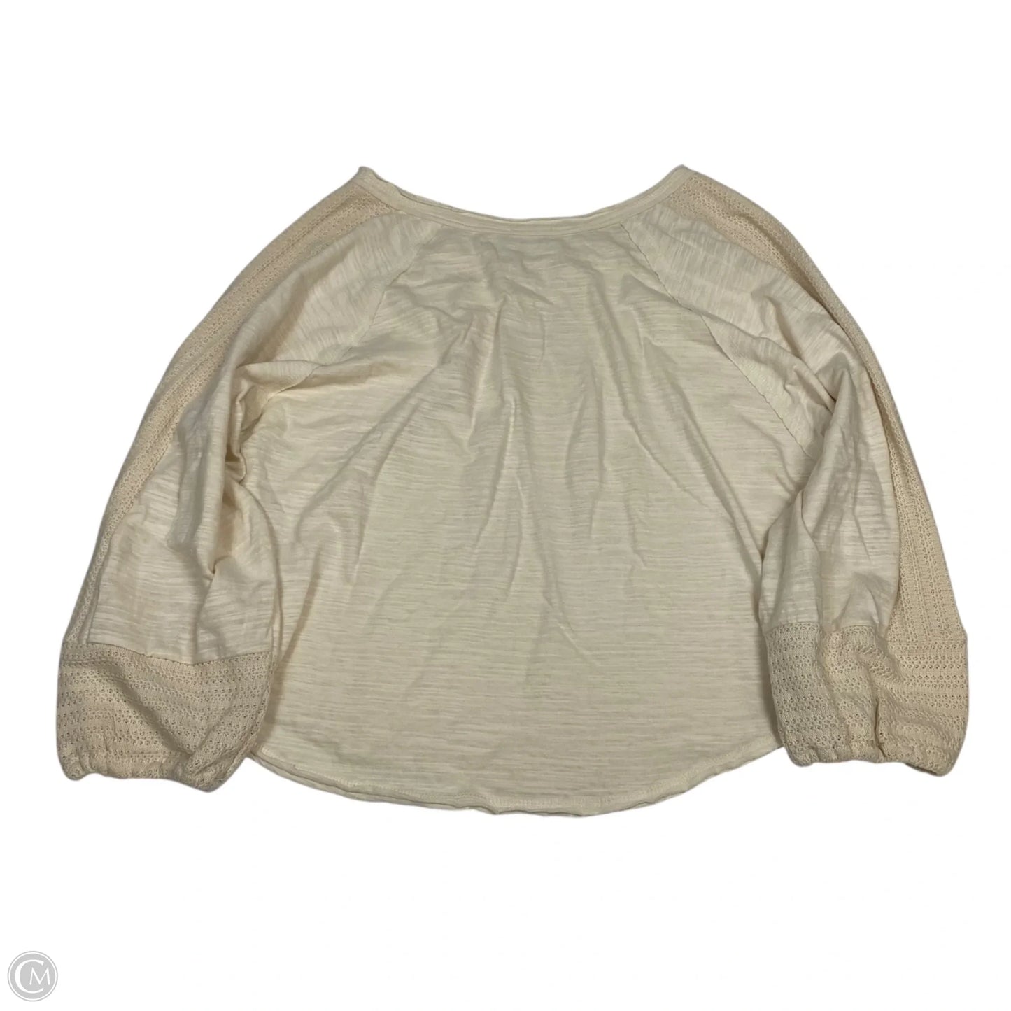 Top Long Sleeve By Umgee In Cream, Size: M