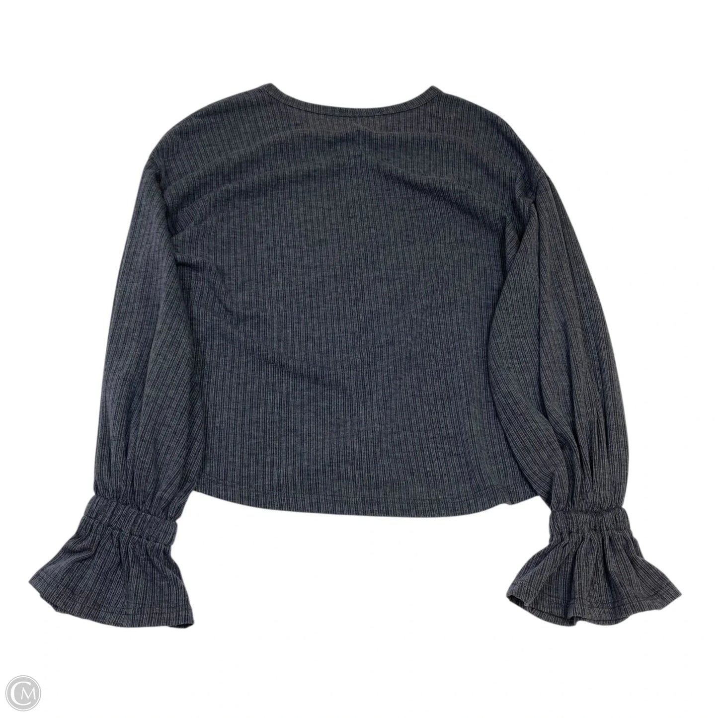 Top Long Sleeve By Lush In Grey, Size: S