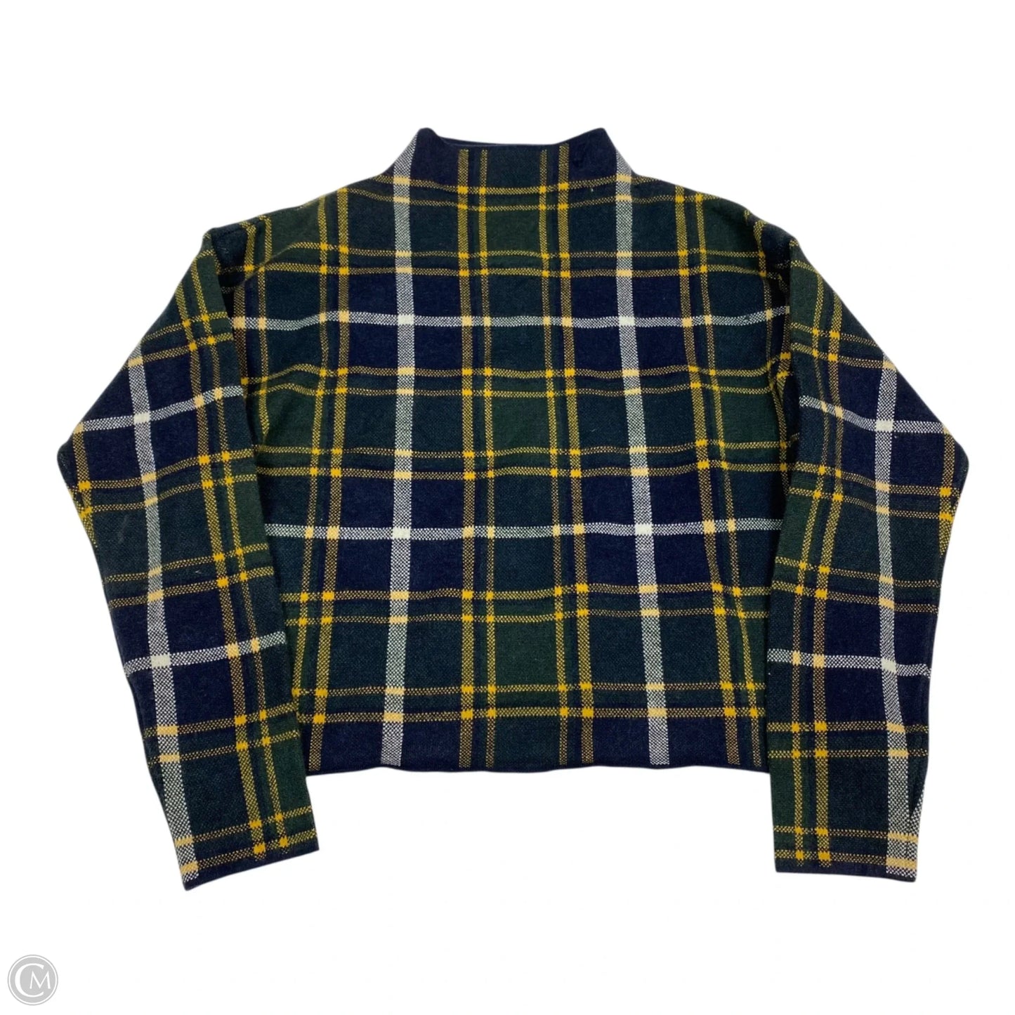 Sweater By Nicole Miller In Blue & Green, Size: S