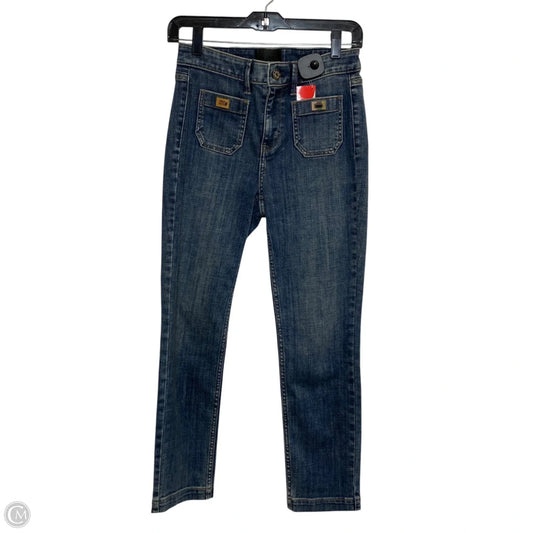Jeans Skinny By White House Black Market In Blue Denim, Size: 0