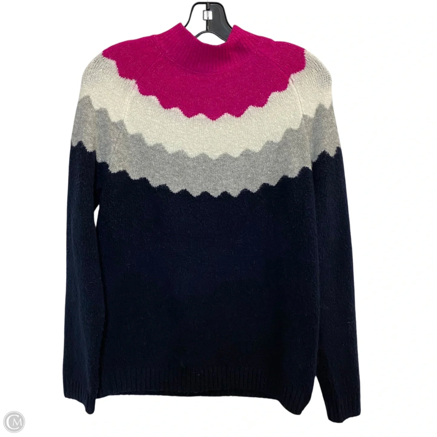 Sweater By Talbots In Blue & Pink, Size: S