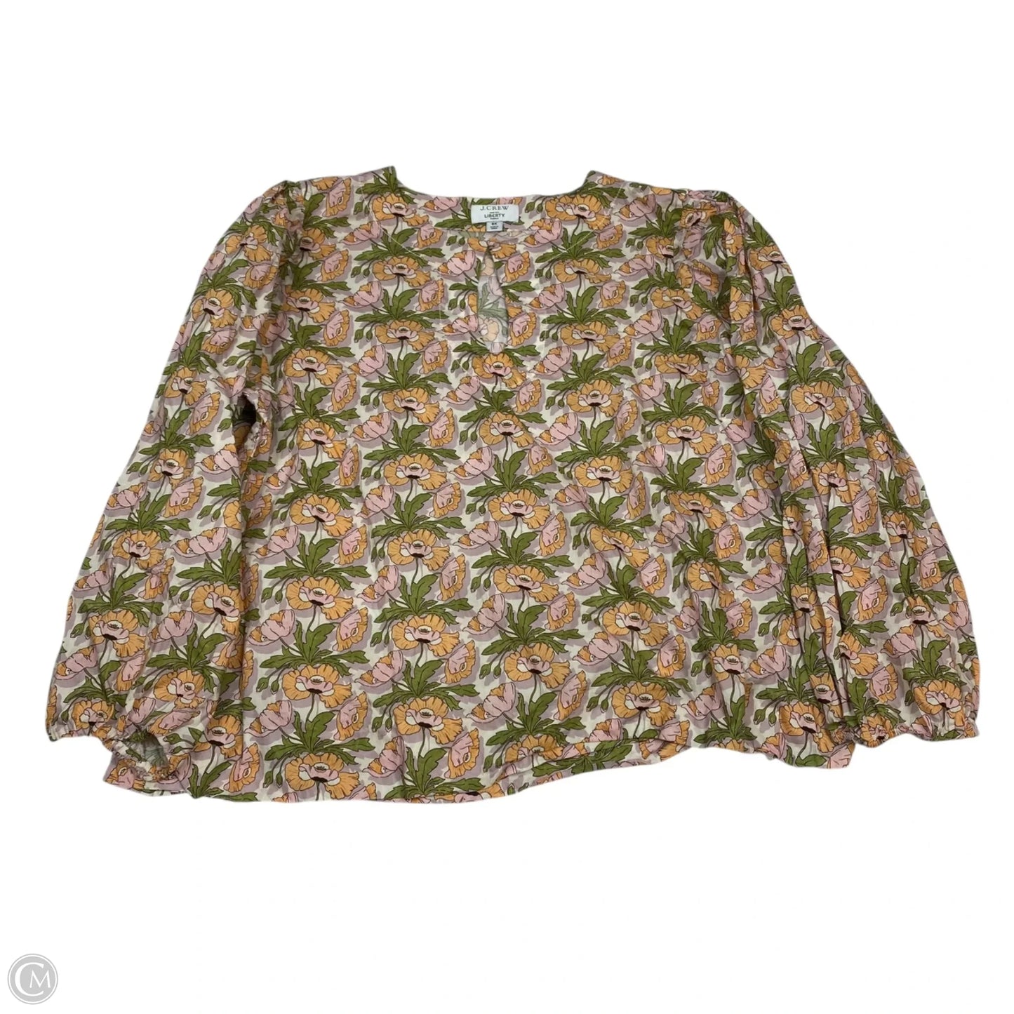 Top Long Sleeve By J. Crew In Multi-colored, Size: 3x