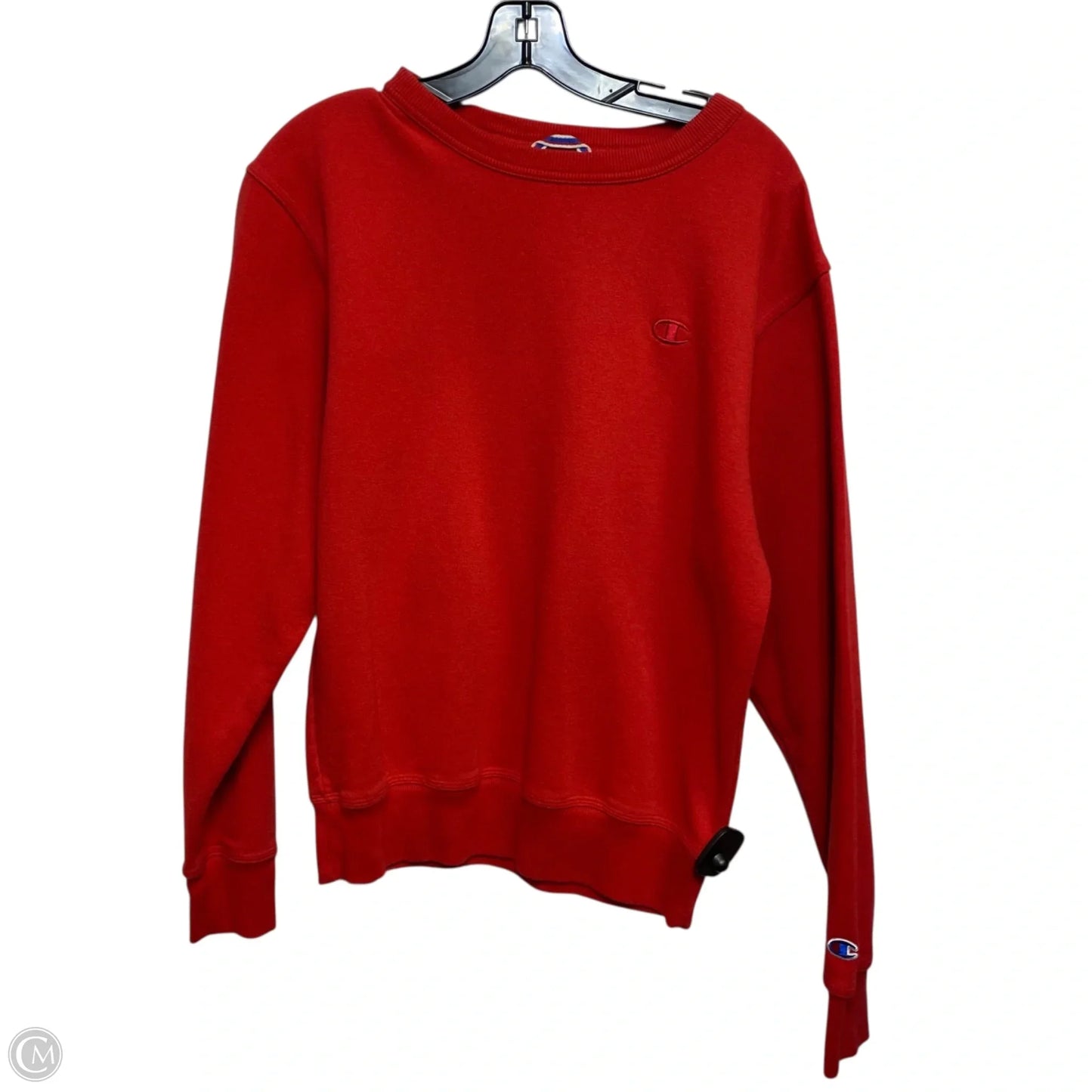 Athletic Sweatshirt Crewneck By Champion In Red, Size: S