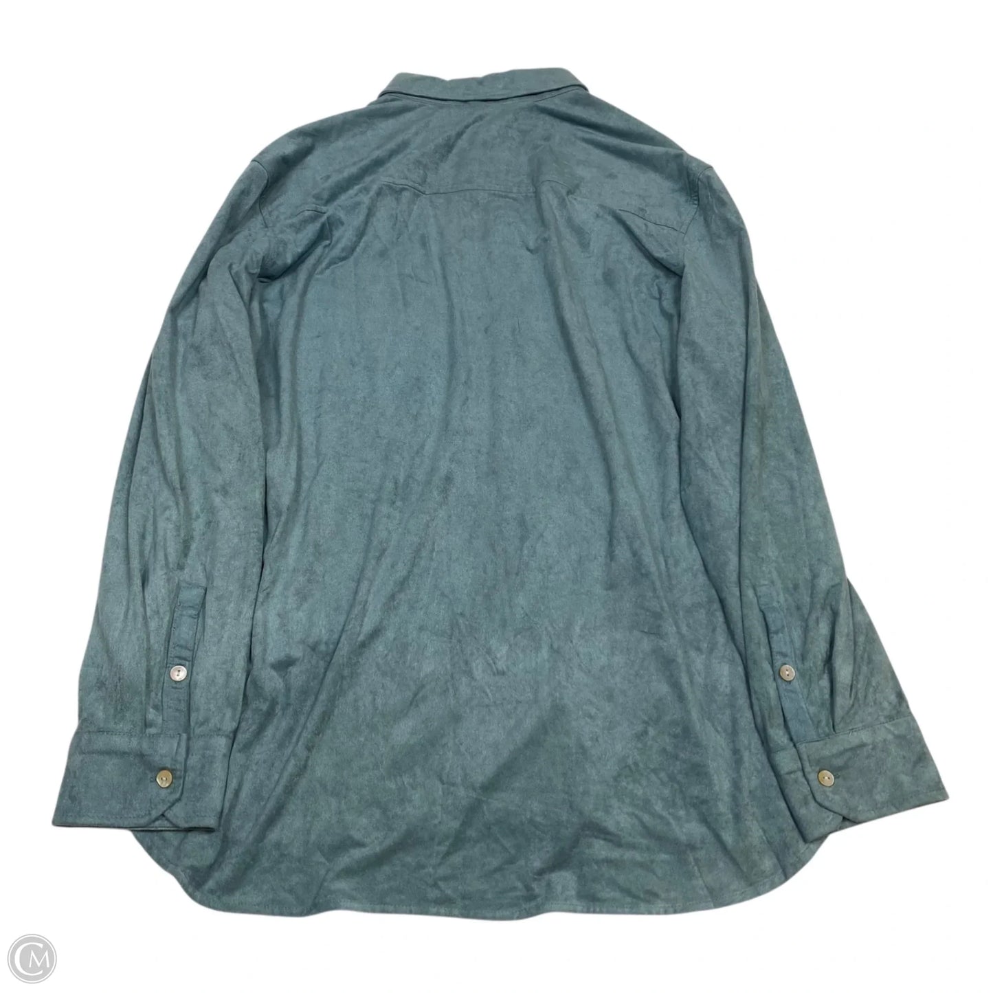 Top Long Sleeve By Sophie Max In Green, Size: Xl