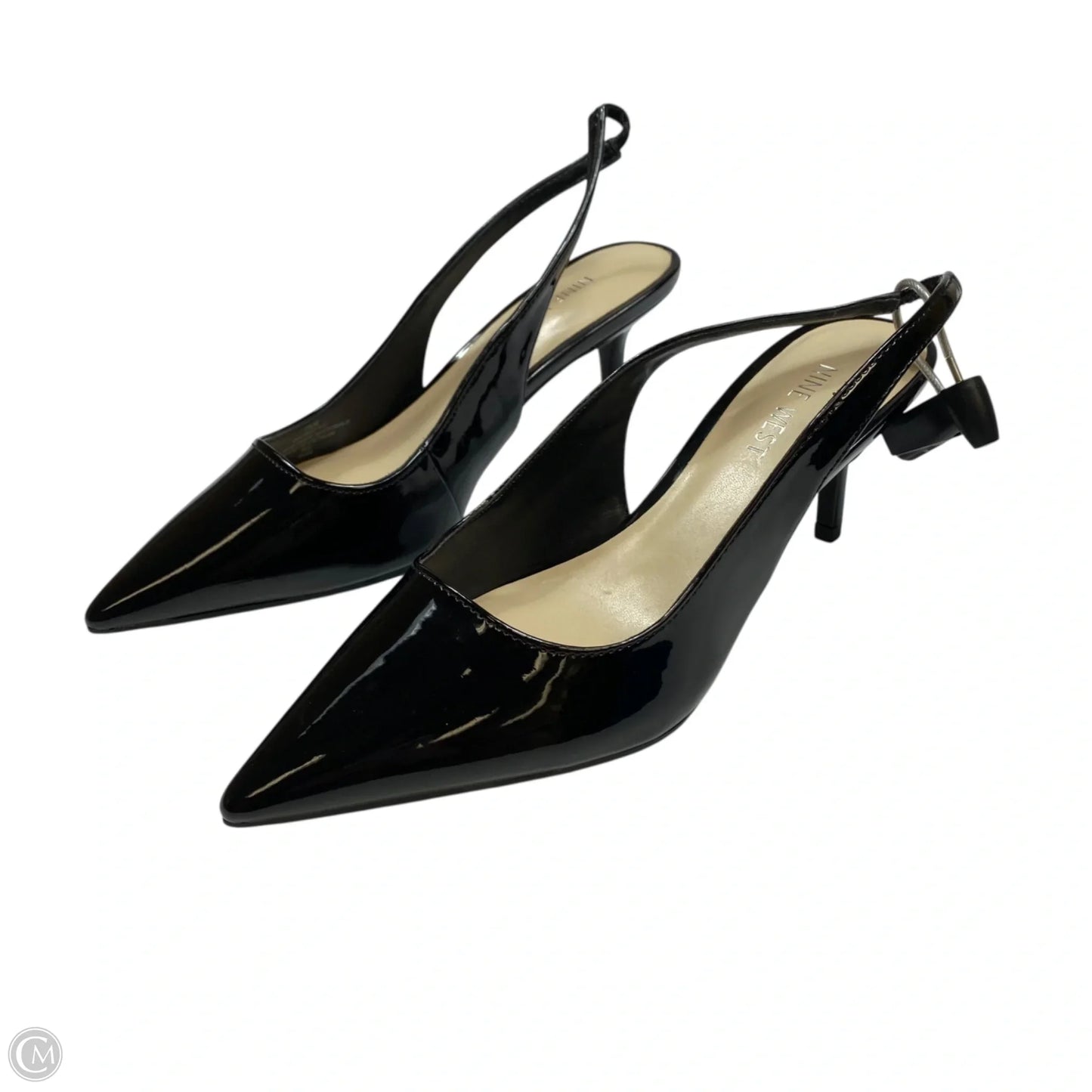 Shoes Heels Kitten By Nine West In Black, Size: 7.5