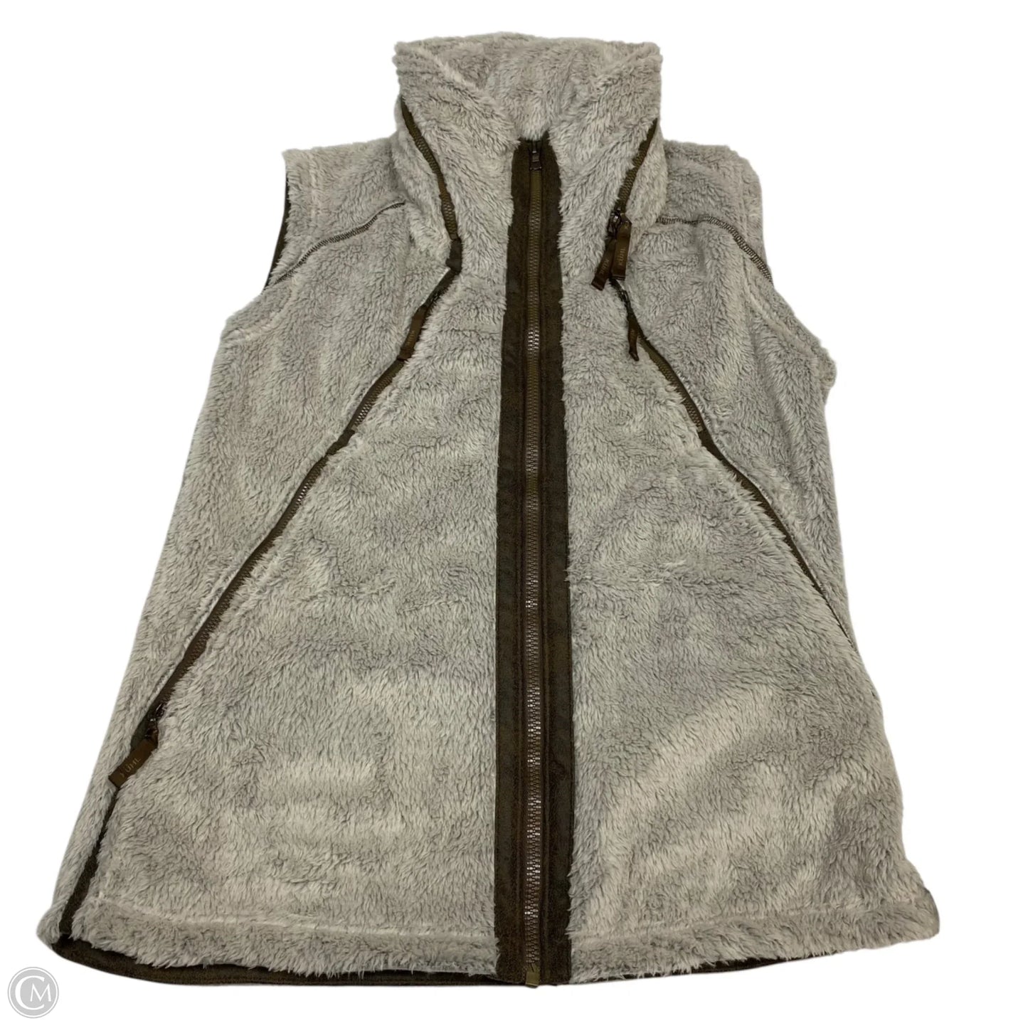 Vest Faux Fur & Sherpa By Kuhl In Grey, Size: L