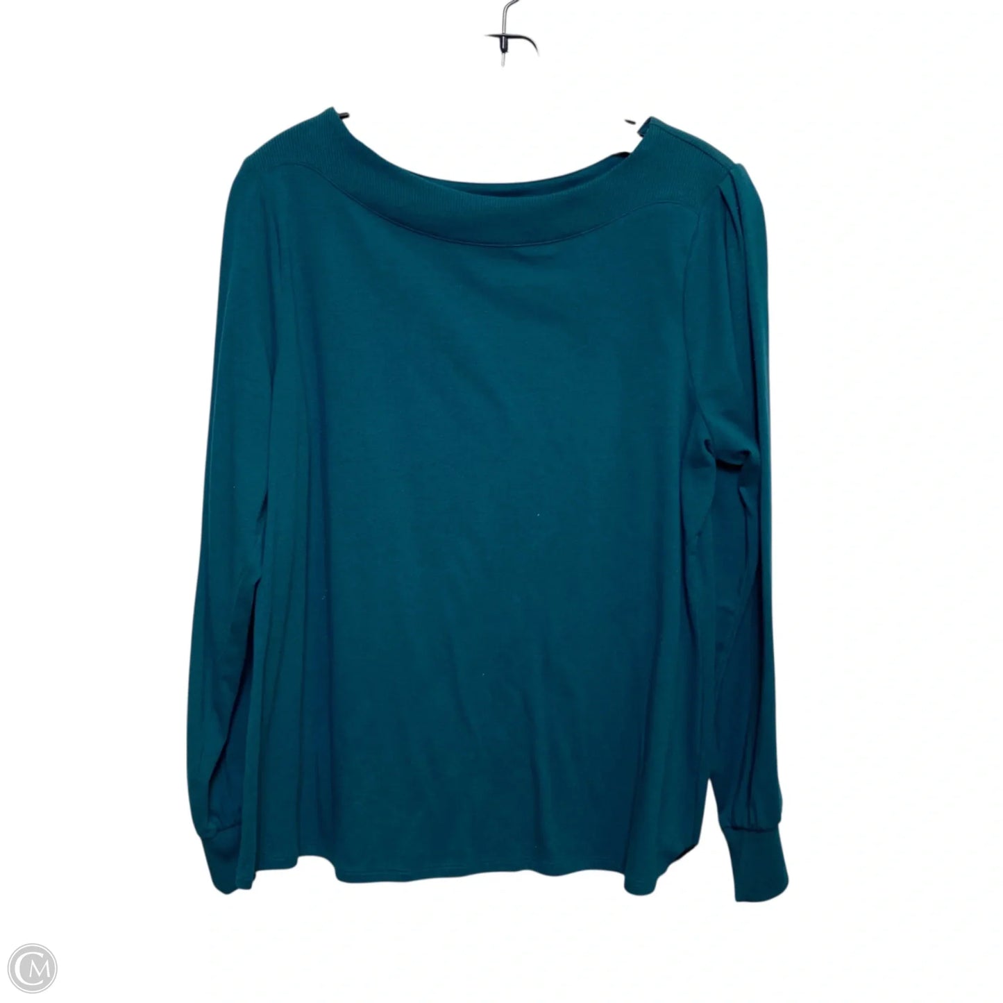 Top Long Sleeve By Croft And Barrow In Green, Size: M