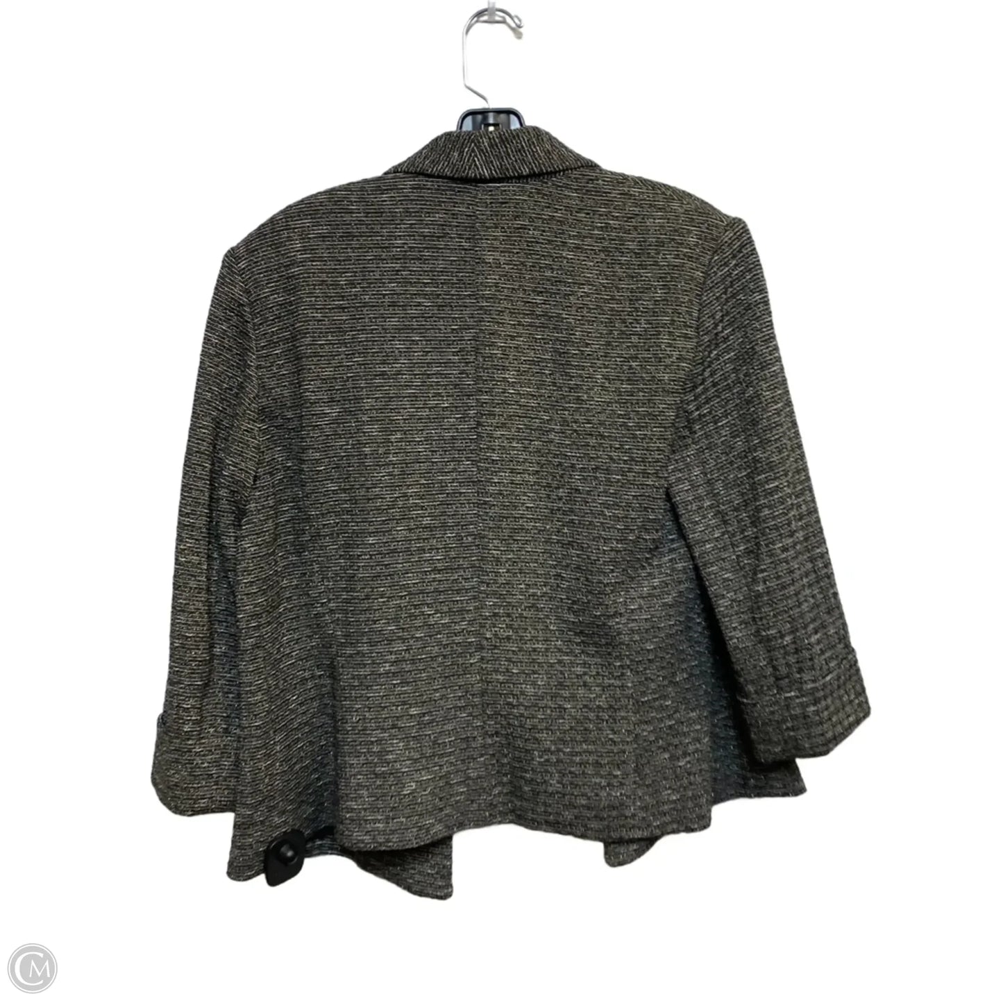 Blazer By Kasper In Black & Gold, Size: M