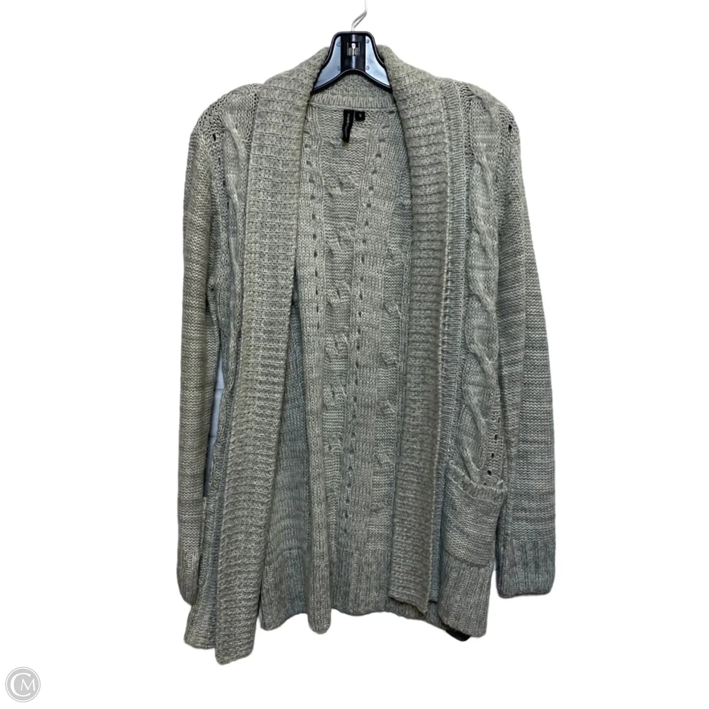 Sweater Cardigan By Moon And Madison In Grey, Size: S
