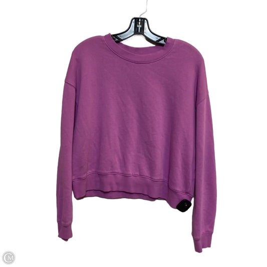 Sweatshirt Crewneck By Old Navy In Purple, Size: L