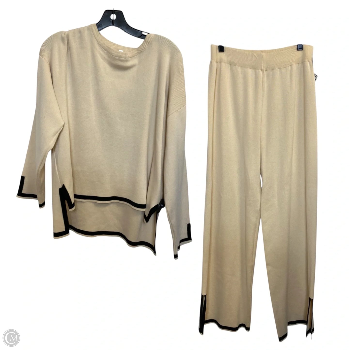 Lounge Set Pants By Cmf In Cream, Size: L