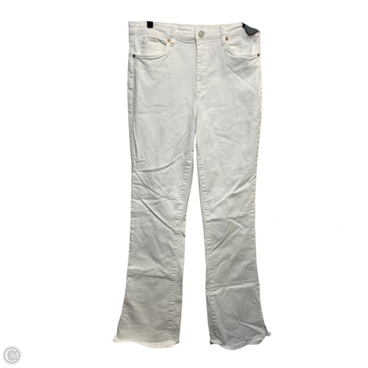 Jeans Flared By Blanknyc In White Denim, Size: 12