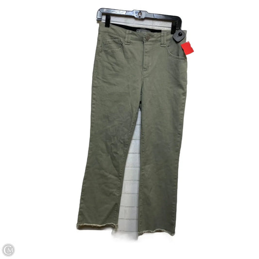 Jeans Skinny By Wit & Wisdom In Green Denim, Size: 4