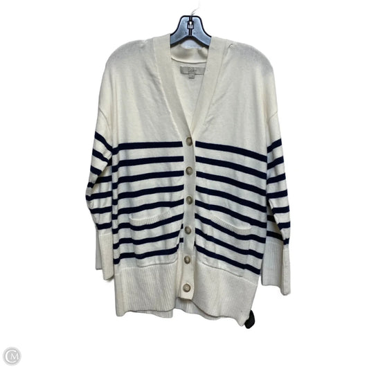 Cardigan By Loft In Cream, Size: M