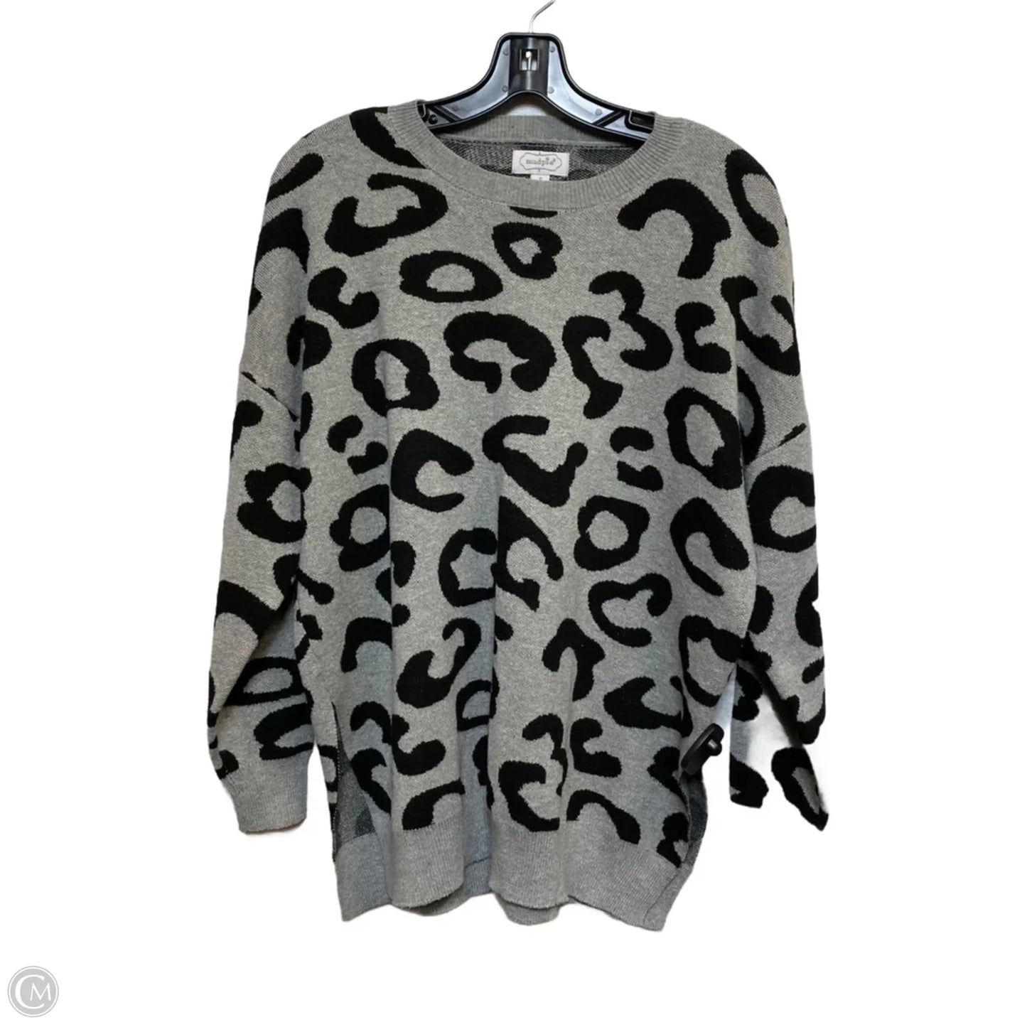 Sweater By Mudpie In Black & Grey, Size: S