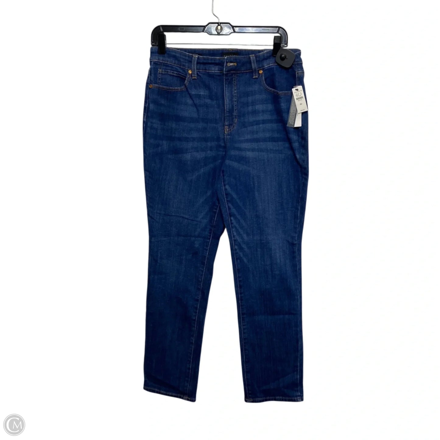 Jeans Straight By Talbots In Blue Denim, Size: 8p