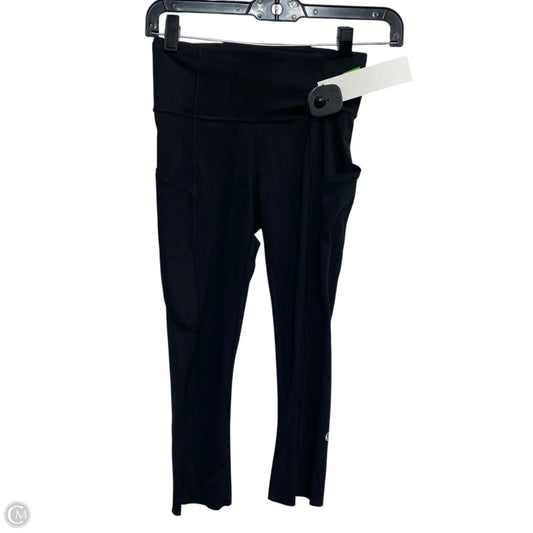 Athletic Leggings Capris Designer By Lululemon In Black, Size: Xs
